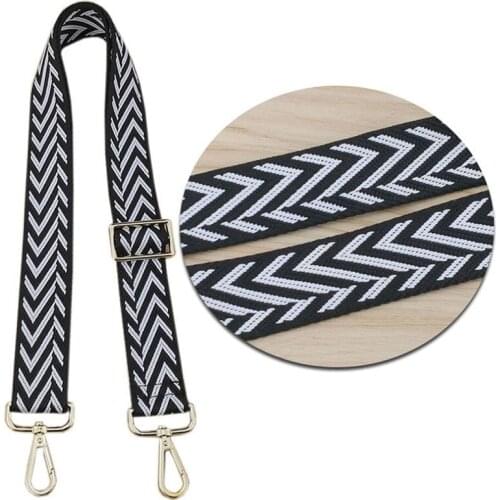 O Bag Handle Bag Strap For Women Removable DIY Shoulder Arrow Handbag Accessories Cross Body Messenger Nylon Bag Straps STP222