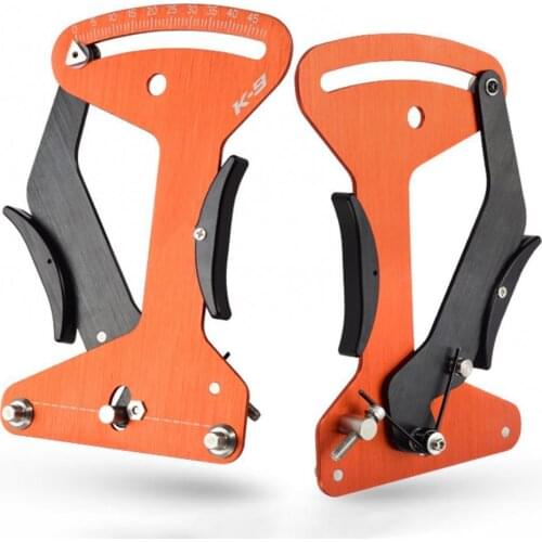 Orange Durable Aluminum Alloy Easy To Use Portable Mountain Bike Indicator Bicycle Spoke Tension Meter Wheel Builder Repair Tool