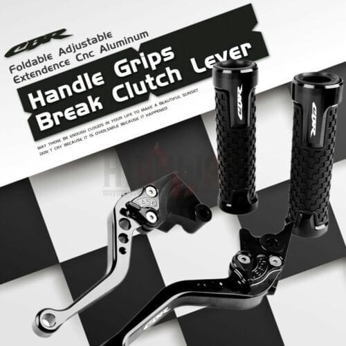 Brake Lever Handlebar Grips Grip CNC Aluminum Short Adjustable Brake Clutch levers For Honda CBR600RR F5 2003-2006 CBR954RR