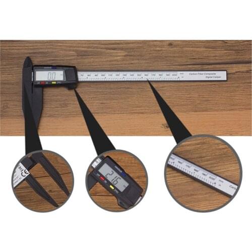 Digital Vernier Calipers Measure 0-3000mm Electronic Carbon Fiber Gauge Height Measuring Instruments Micrometer
