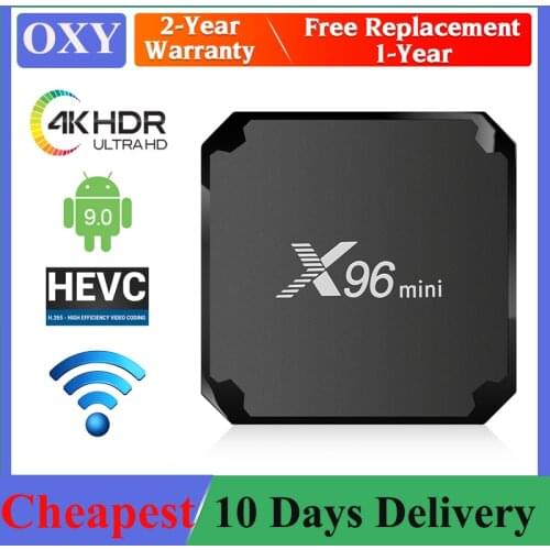 X96 Mini Amlogic S905W Android IPTV Box 2021 4K HD Android 9.0 Smart TV Box 2.4G Wifi 1G/8G 2G/16G Set Top Box Free Shipping