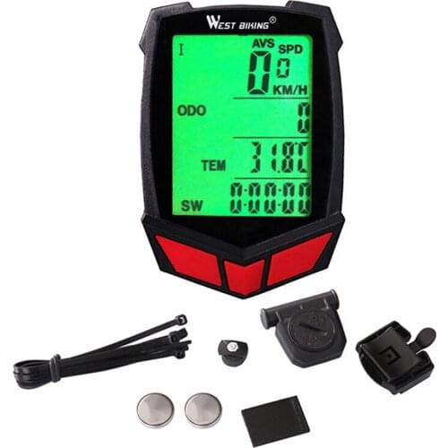 Bicycle Wired/Wireless Computer 20 Functions Bike Cycling Speedometer Odometer