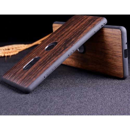 Vintage Wood Like case for Sony Xperia XZ3 XZ4 Xperia 1 Good touching feel anti finger print No dirty coque for Sony Xperia 1