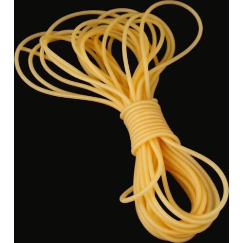 10M Length Natural Latex Tube Slingshot Catapult Rubber Band Sport Powerful Hunting Sling Shot Elastic Bungee 1636 1.6mmx3.6mm