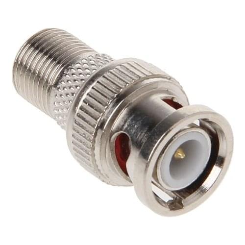 10Pcs/Set BNC Male Plug To F Female Jack Coax Connector Adapter For CCTV Camera