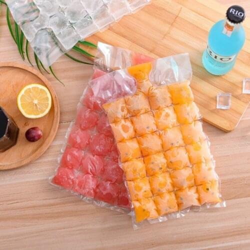 10 Pcs Ice-Making Bags Disposable Water Injection Cocktail Maker Drink Ice Molds Summer DIY Drinking Tool Kitchen Gadgets