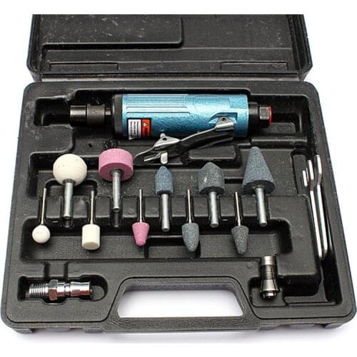 14 Pieces Air Compressor Die Grinder Grinding Polish Stone Kit 1/4 Air Grinder Mill Engraving Tools Kits Pneumatic Tools