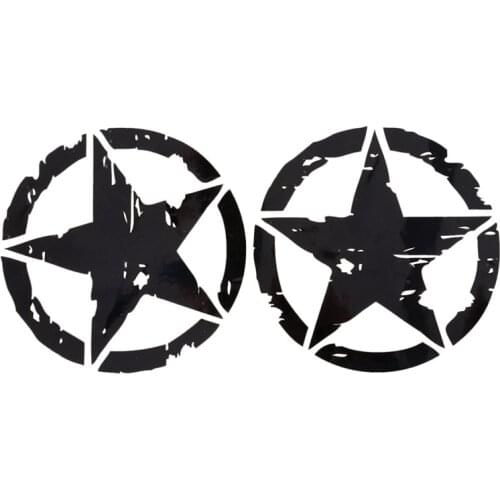 15cm*15cm ARMY Star Graphic Decals Motorcycle Car Stickers Vinyl Car-styling Fashion