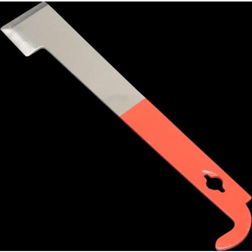 2 pcs Stainless Steel J Type Hive Tool Beekeeper Scraper Red Tail Beekeeping Tools Scraper Home Beekeeping Equipment