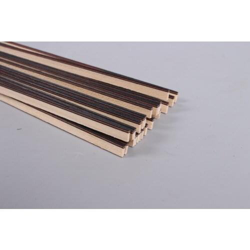 25 Strip Luthier Purfing Binding Marquetry Inlay Solid Wood 840x6x1.5mm Guitar Parts#173