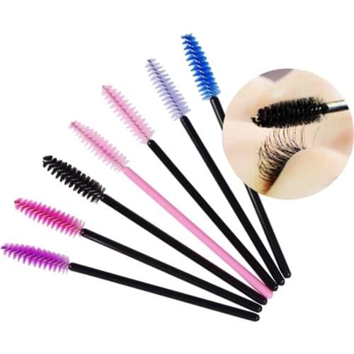 50Pcs/lot New style eyelash extension brush mini eyelash comb makeup eyelash brush