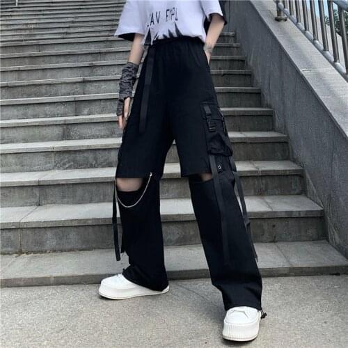 Women pants 2021 female high waist loose harem pant trousers casual cargo pants streetwear jogger pantalones plus size pant