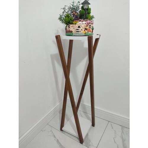 Zeo Wood Design Decorative Coffee Table Flower bed