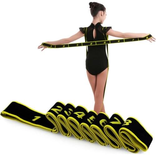 Gymnastics Adult Latin Training Bands Pilates Yoga Stretch Fitness Elastic Band