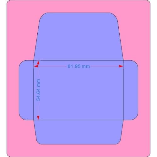 Evenlope wooden steel rule die for scrapbooking cutting and paper crafts