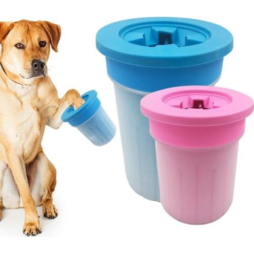Pet Dog Foot Clean Cup Cleaning Tool Soft Silicone Washing Brush Muddy Paw Washer Pet Accessories for Small Medium Dogs Cats
