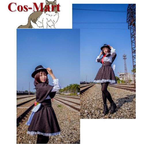 Hot Game Touhou Project Usami Renko Cosplay Costume Daily Outfit Fashion Dress Female Role Play Clothing Custom-Make Any Size