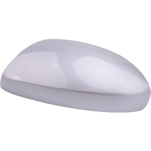 Car Left Silver Door Wing Mirror Cover Cap Housing Shell Silver ABS Fit for Mazda 2 3 6