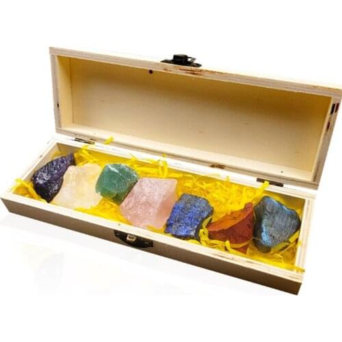 Natural quartz raw Rock specimens crystals healing stones chakra rough set for Home Decoration