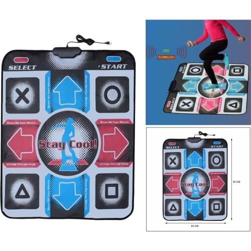 Single Person Dance Mat Dancing Pad Non- Blanket for Laptop Video Game