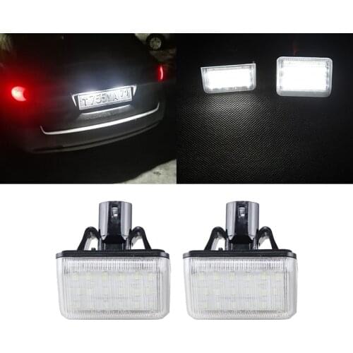 Fits For Mazda CX-5 CX-7 Speed 6 Mazda 6 Sedan GY GJ GH GG SMD White Canbus Led Rear License Plate Lights Lamps