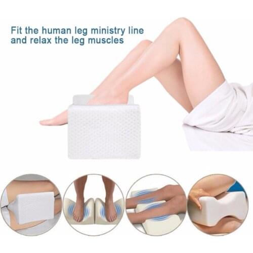 New Memory Foam Leg Pillow For Maternit Great Relief For Back Pain Knee Hip Foam Knee Pillow Health Knee Bed Drop Shipping