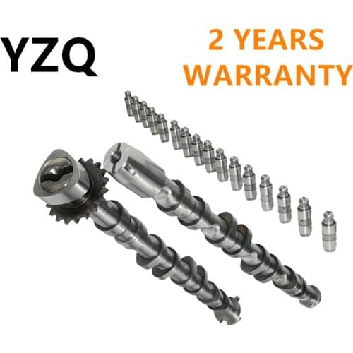 Intake/Exhaust Camshafts +16PCS Valve Lifter Tappet 022109423D For VW Golf Jetta Eos Touran For Audi A3 A4 A6 TT TTS 06F109101B
