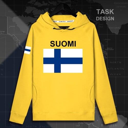 Finland FIN FI Suomi Finnish Finn FI mens hoodie pullovers hoodies men sweatshirt streetwear clothing hip hop tracksuit nation f