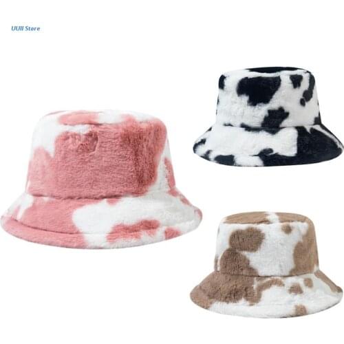 Packable Fishing Hat Sunday Angora Yarns Made Fuzzy Warm Keeping in Winter Bucket Hat Outdoor Protection