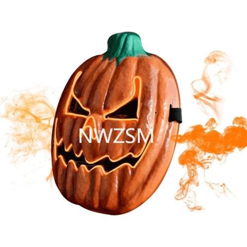 Party Face Decoration LED Light Glowing Pumpkin Mask Halloween Pumpkin Mask Halloween Gifts