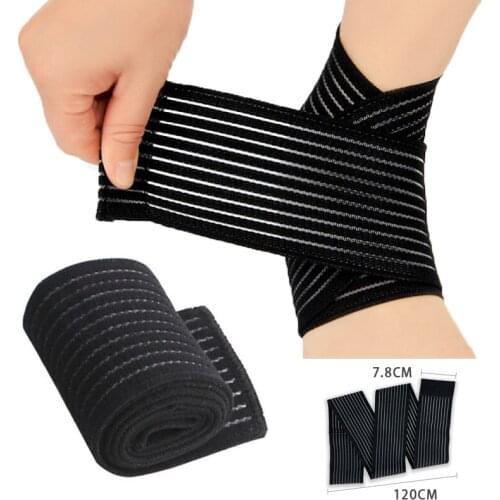 High Elasticity Compression Bandage Sports Kinesiology Tape Portable Self-adhesive Bandages for Ankle Wrist Knee Calf Thigh