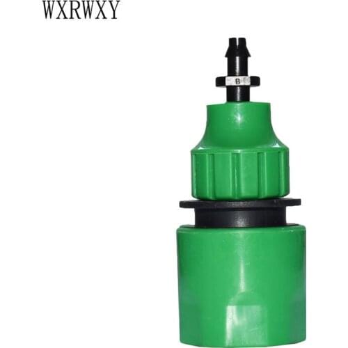 Wxrwxy Irrigator garden hose quick connector 1/4"irrigation hose connector 3/8 faucet water quick coupling tap fittings 2pcs
