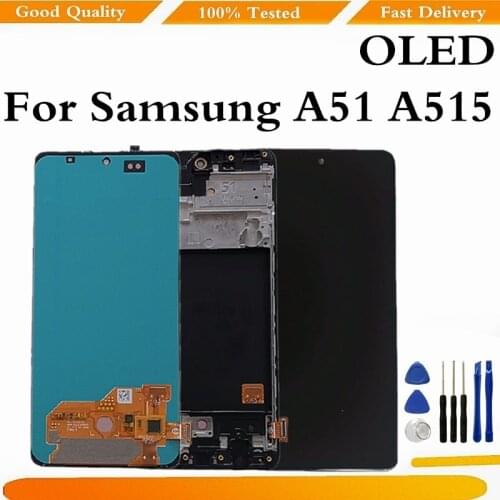 For Samsung Galaxy A51 A515 LCD Display Touch Screen Digitizer Assembly For Samsung A51 SM-A515F/DSN Display Replace Part