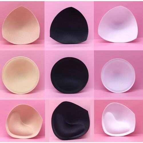 1pair Sexy Bikini Padding Foam Sponge Push Up Bra Pad Breast Enhancer Removeable Bra Padding Intimates Accessories for Women