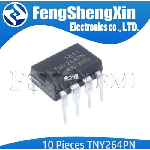 10pcs/lot TNY264PN DIP-7 TNY264 DIP7 TNY264P LCD power chip