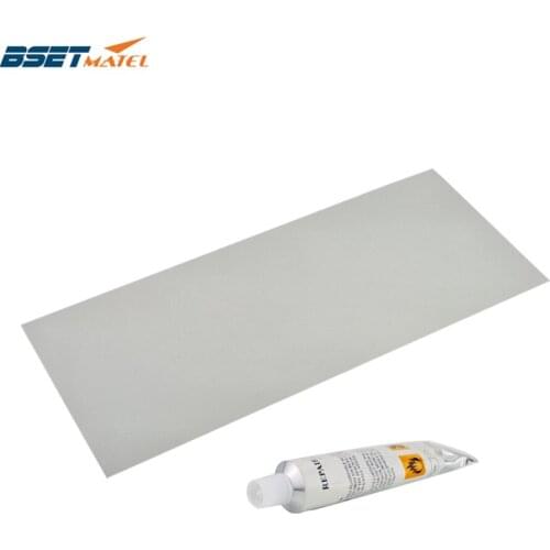 370*150mm Inflatable Boat Kayak Special Gray PVC Repair Patch Kit With Glue Waterproof Patch Rib Canoe Dinghy Float