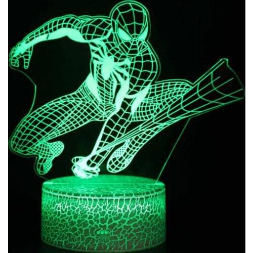3d Night Light Acrylic Creative Gift 3d Lamp Induction Be 3D Night Light Remote Control Creative 7 Color Touch Gift Bedside Lamp