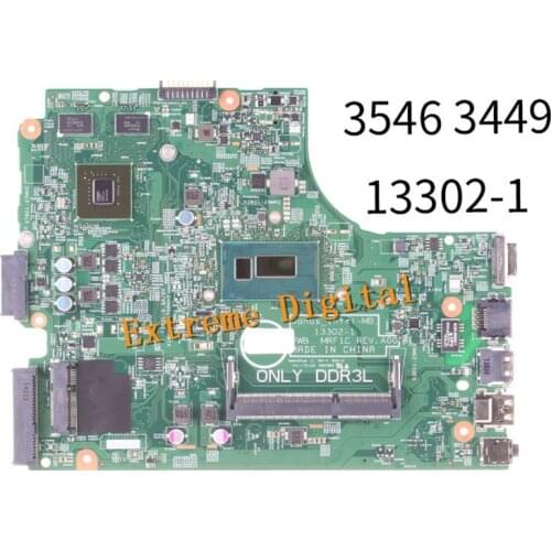 CN-0G31FG G31FG 0G31FG For Dell Inspiron 3446 3546 3449 3549 Laptop Motherboard 13302-1 PWB.MRF1C with i5 CPU 820M GPU Mainboard