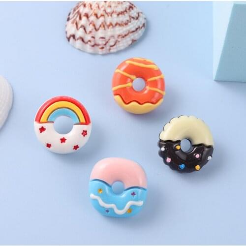 4KINDS Donuts Enamel Pin Cute Lovely Brooches Accessories Hat Backpack Lapel Pin Gifts for Dessert lover