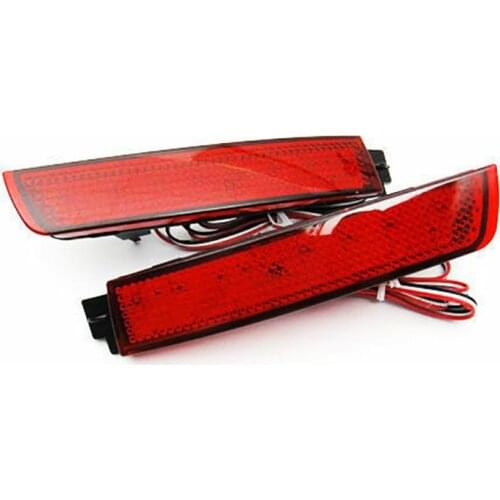 Red Lens Rear Bumper Reflector Lamp LED Tail Brake Light for Nissan Juke Murano Quest Sentra Infiniti FX35 265605C000