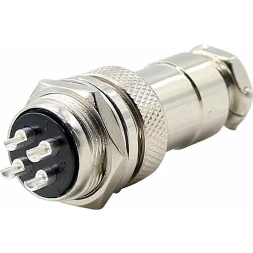 GX20 Aviation Cable Plug Connector Male Plug & Female Socket Wire Panel Metal Connector 12mm 2 3 4 5 6 7 8 9 10 12 Pin