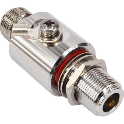 Coaxial Lightning Arrestor Surge Protector N Type Female to N Female for Cell Phone Signal Boosters 2G 3G 4G LTE Wireless LAN