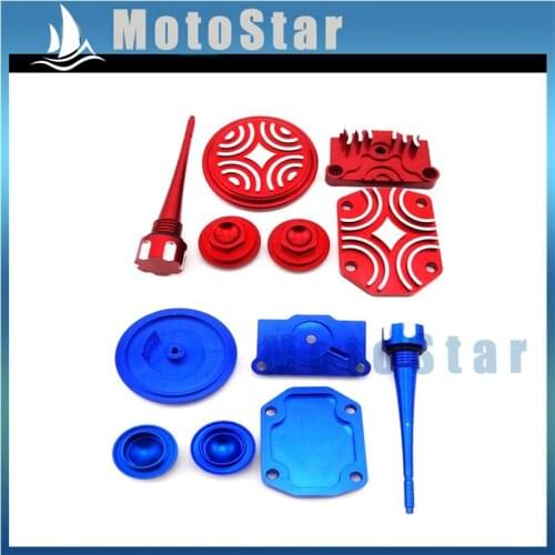 CNC Aluminum Engine Dress Up Kit For 50cc 70cc 90cc 110cc 125cc Chinese Pit Dirt Motor Trail Bike Motorcycle