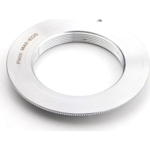 Pixco Lens Mount Adapter Ring for M42 Screw Lens to Canon EF Mount EOS Camera 850D 1DXIII 250D 90D 4000D 2000D 6DII 200D 77D 5D