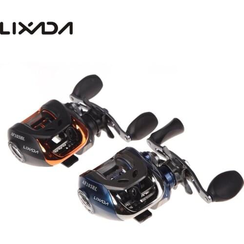 Lixada AF103 Bait Casting Fishing Reel 11 BB Ball Bearings Left /Right Hand Fishing Reel Coils GT 6.3:1 Carretilha De Pesca