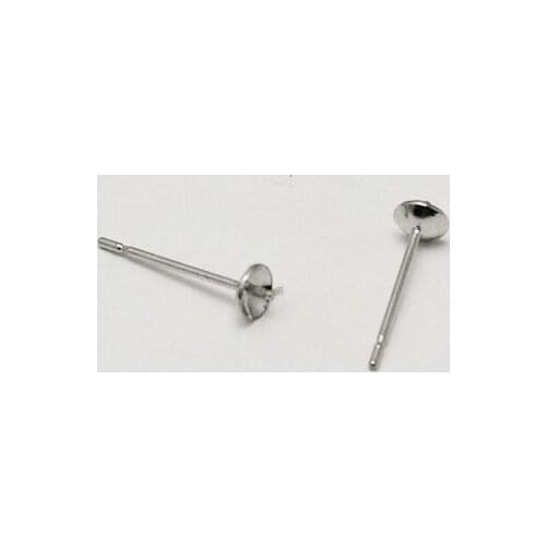 Beadsnice Wholesale Stainless Steel Earring Stud Base For Diy Jewelry Making ID30305smt4