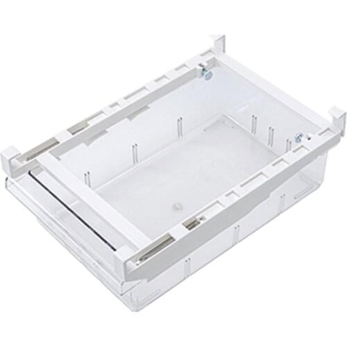 Fridge food Stratification Organizer Storage Rack Box Fridge Freezer Shelf Holder Pull-out Drawer Space Saver Kitchen Organizer