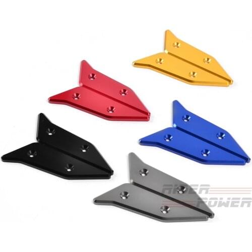 Aluminum Alloy CNC Windshield Windscreen Deflector Guard Cover Decoration Accessories for Yamaha Mt15 Mt-15 2019 2018