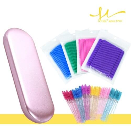 H&L Professional Storage Box for Eyelash Extension Tweezers eyelashes brush microw brush MakeupTools
