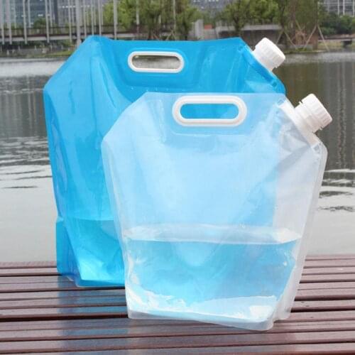 New High Quality 5L Portable Folding Water Storage Bag For Outdoor Camping Barbecue Hiking Survival Hydration Storage Equipment